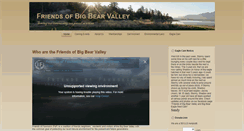 Desktop Screenshot of friendsofbigbearvalley.org
